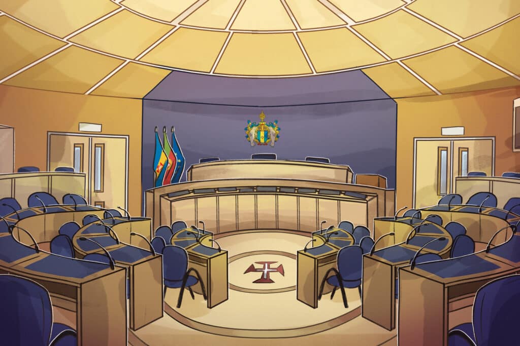 A obra A NOSSA ASSEMBLEIA, de Carlos Diogo Pereira e Sofia Reis, editada pela IMPRENSA ACADÉMICA, uma chancela da ACADÉMICA DA MADEIRA.