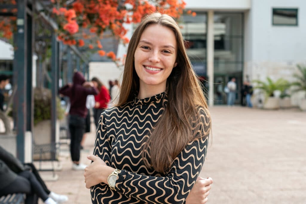 Rubina Nascimento, estudante de Enfermagem, foi uma das distinguidas com a Bolsa de Mérito, em dezembro de 2024.