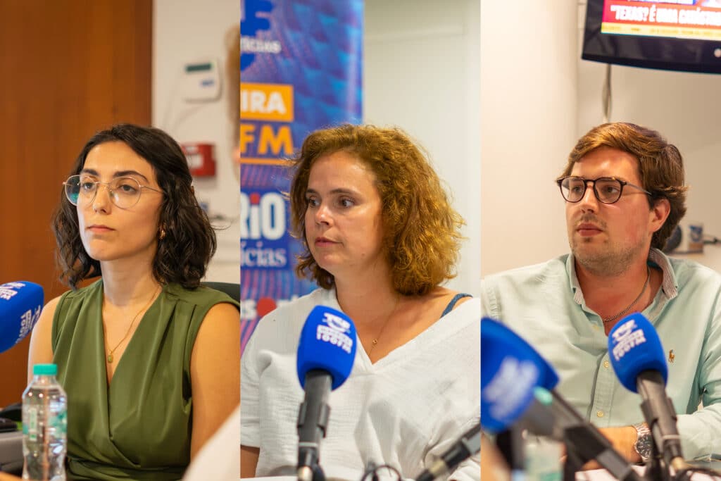 Mafalda Brazão liderou o painel do PEÇO A PALAVRA de 9 de julho com os convidados Rubina Berardo e João Eduardo Olim.