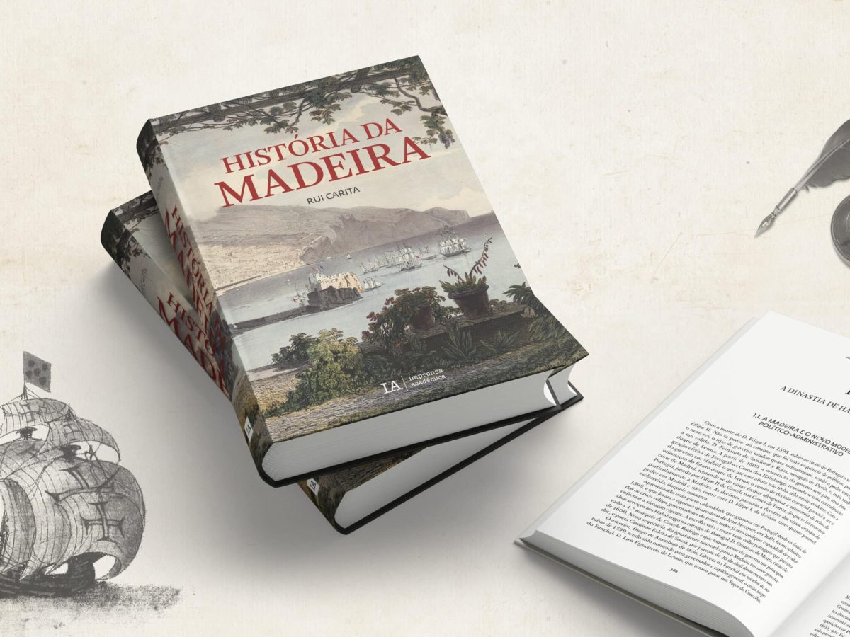 HISTÓRIA DA MADEIRA, de Rui Carita, numa edição da IMPRENSA ACADÉMICA, uma editora da ACADÉMICA DA MADEIRA.