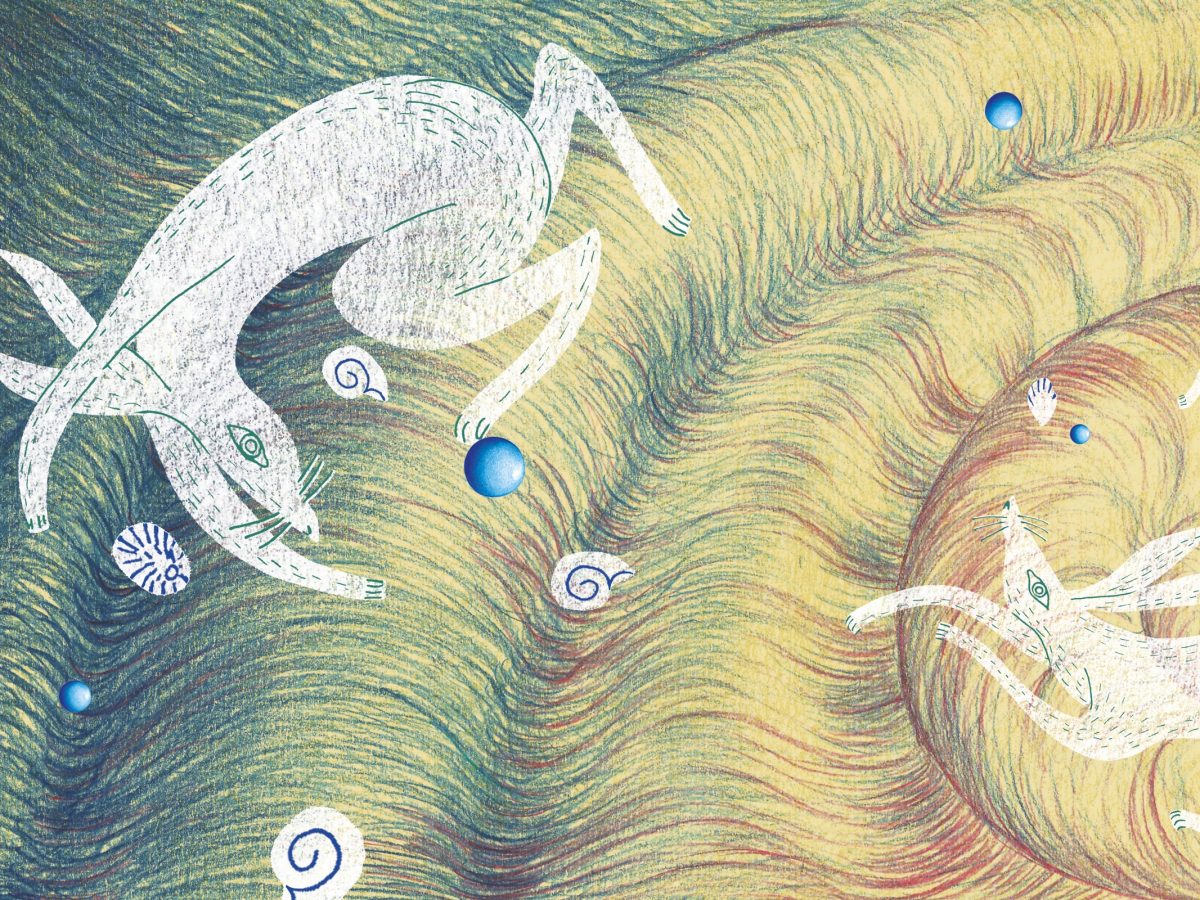 Ilustração de Teresa Vieira na obra AI! SE EU FOSSE ZEUS, editada pela CADMUS.
