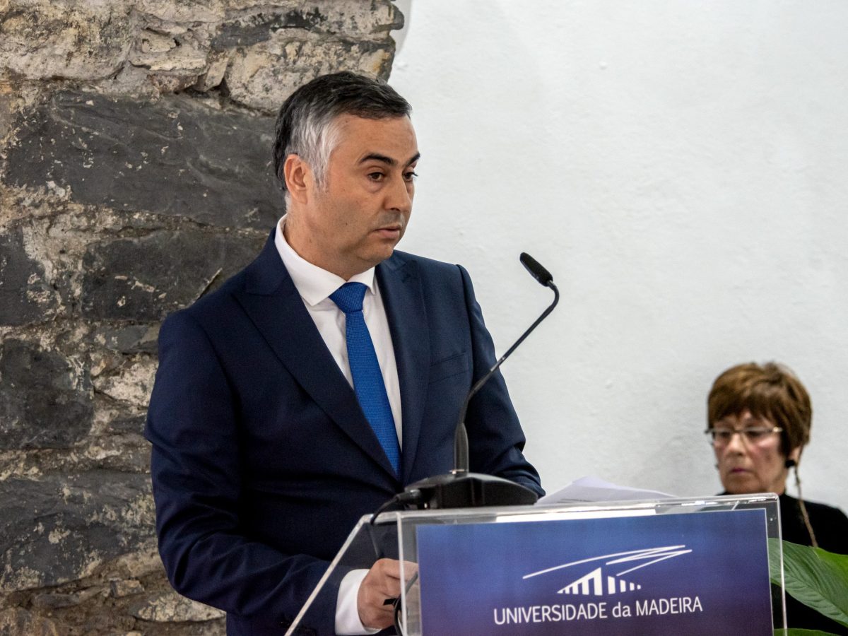 Fernando Alexandre, ministro da Educação, Ciência e Inovação, na Sessão do Dia da UMa, realizada a 6 de maio de 2024, no Colégio dos Jesuítas do Funchal.