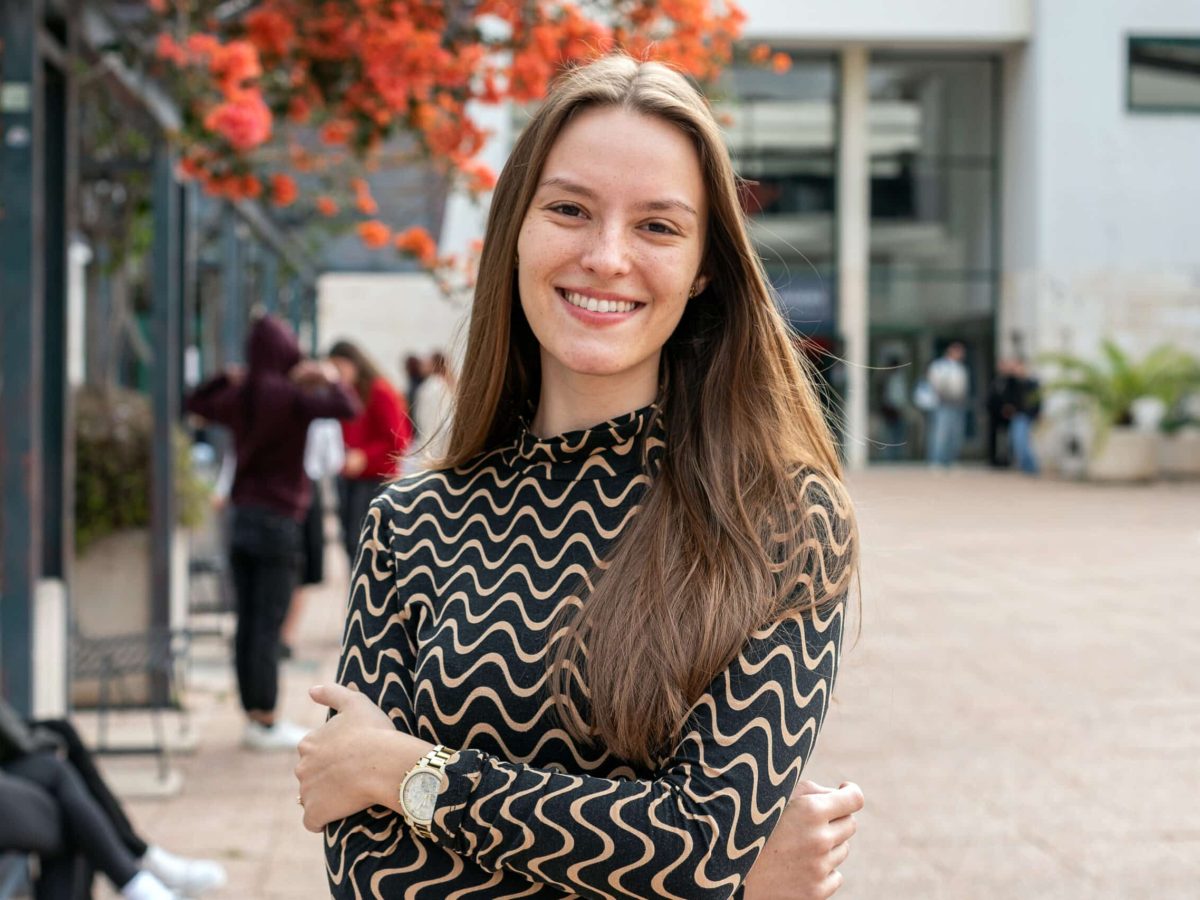 Rubina Nascimento, estudante de Enfermagem, foi uma das distinguidas com a Bolsa de Mérito, em dezembro de 2024.