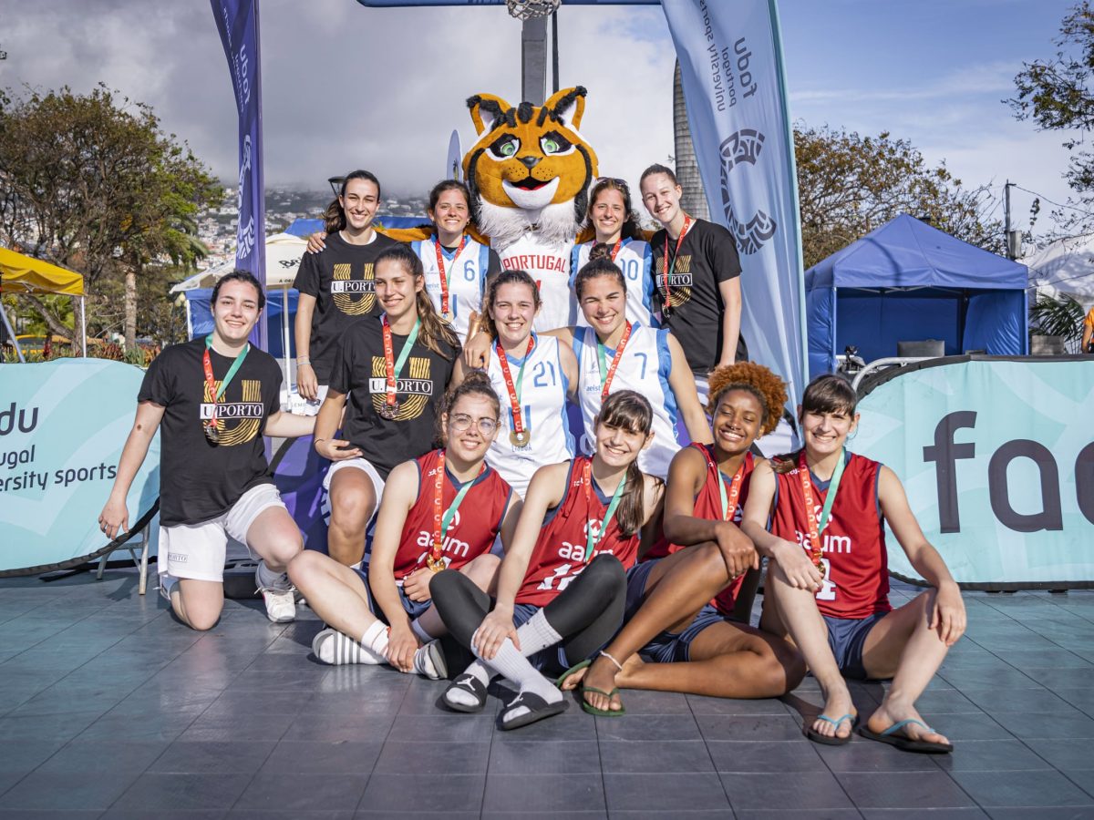 Campeonatos Nacionais Universitários, de Basquetebol 3x3, em 2023, realizado na Praça do Povo (Funchal).
