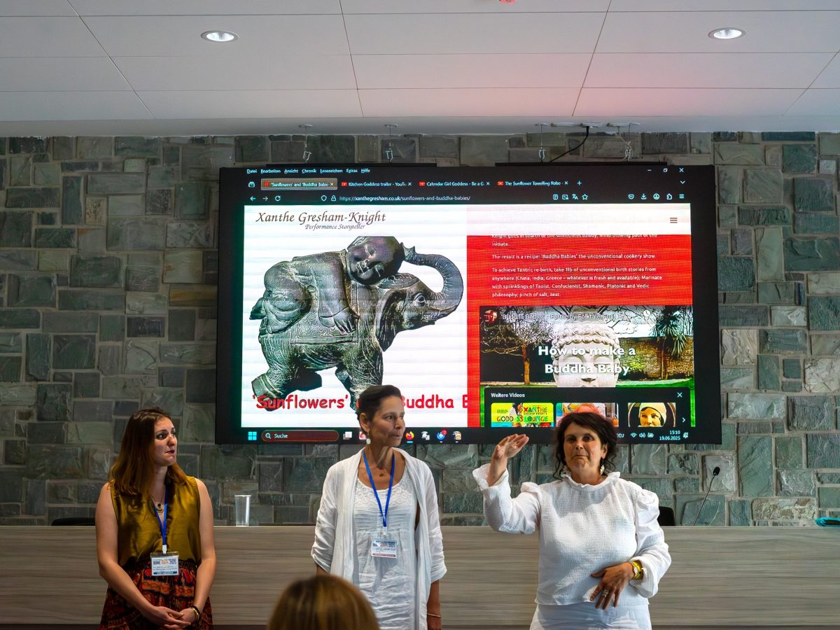 A conferência do FEST, realizada em Lido de Ostia, Itália (junho de 2025).
