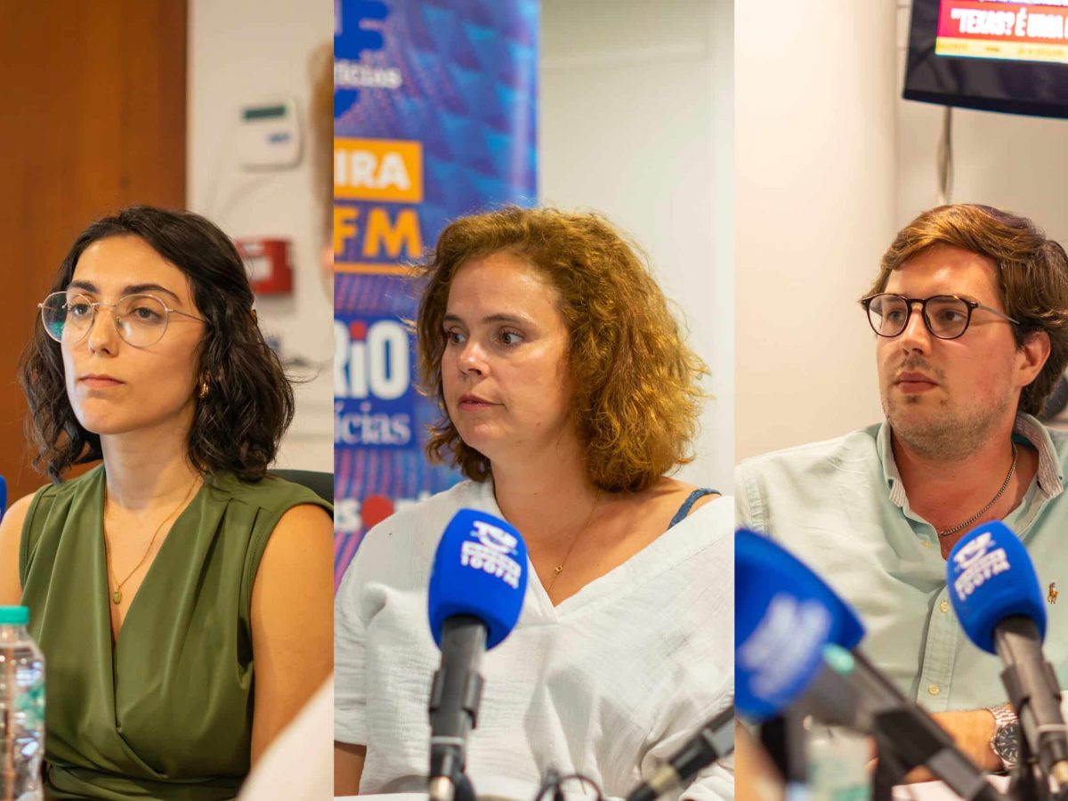 Mafalda Brazão liderou o painel do PEÇO A PALAVRA de 9 de julho com os convidados Rubina Berardo e João Eduardo Olim.