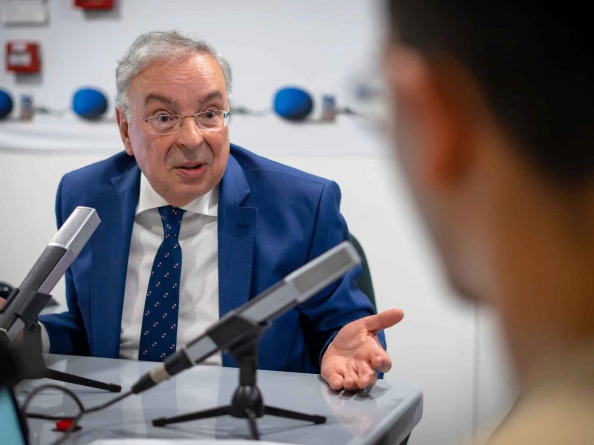Sílvio Fernandes, Reitor da UMa, no episódio de estreia do PEÇO A PALAVRA, emitido a 5 de junho de 2024.