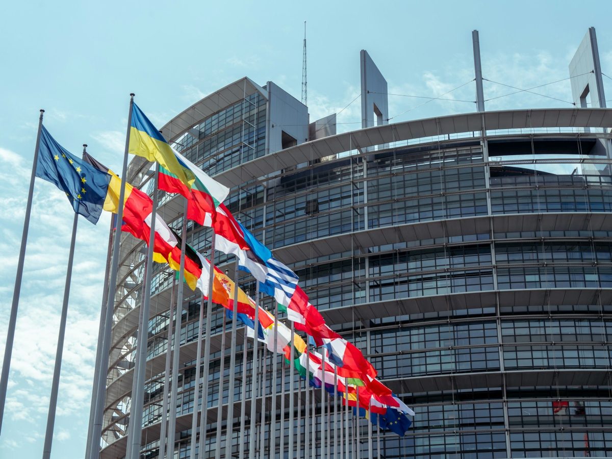 O edifício do Parlamento Europeu em Estrasburgo, na França.